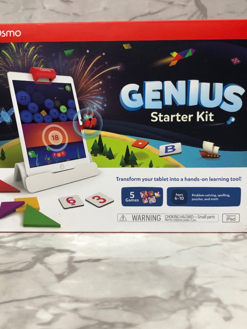 Osmo Genius Starter Kit for iPad & iPhone, Math - STEM Toy